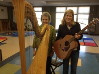 Susan's harp demo at Winnona Park Elementary and Martha Tepper, School Music Teacher 4/15